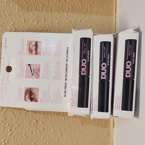 🆕️ DUO ROSEWATER & BIOTIN STRIPLASH ADHESIVE-DARK lot (3)